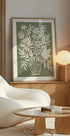 Botanical Vase Silhouette Plakat - Posterbox