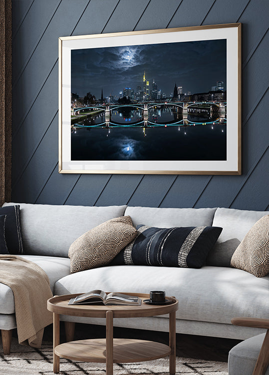 Frankfurt at Full Moon - Posterbox