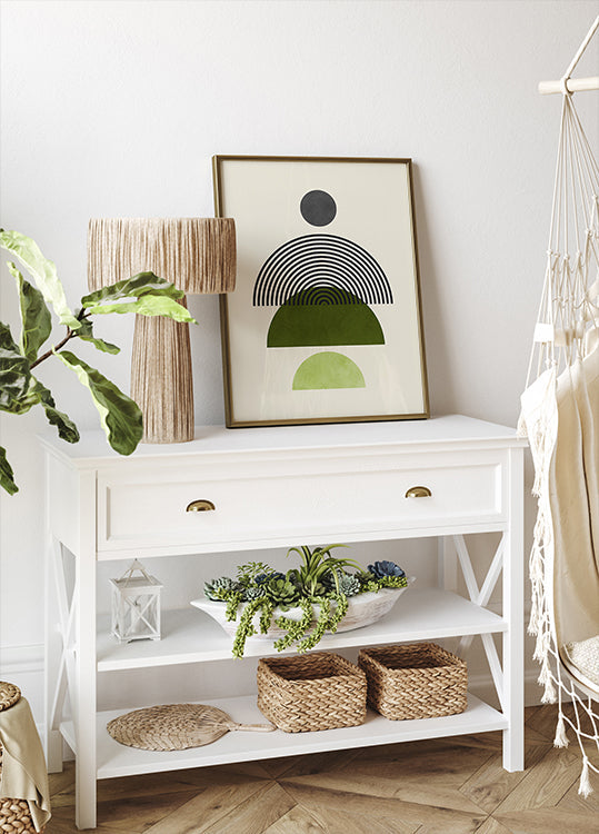 Póster Linhas e círculos 4