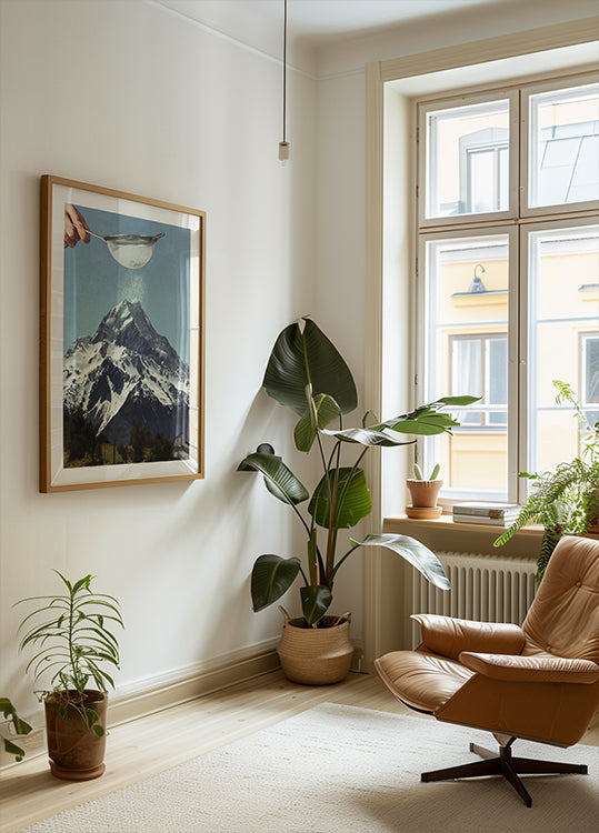 Póster Cimeira Peneirada - Açúcar da Neve no Pico da Montanha