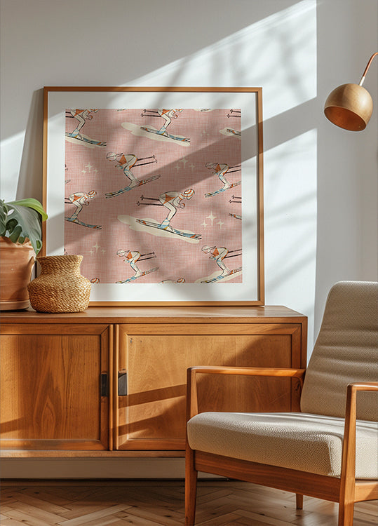 Esportes de inverno Retro Vintage Ski Blue.png (NOVO)