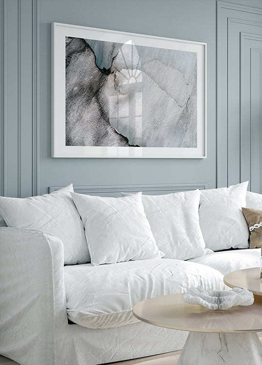 Póster Formas abstratas da paisagem #4