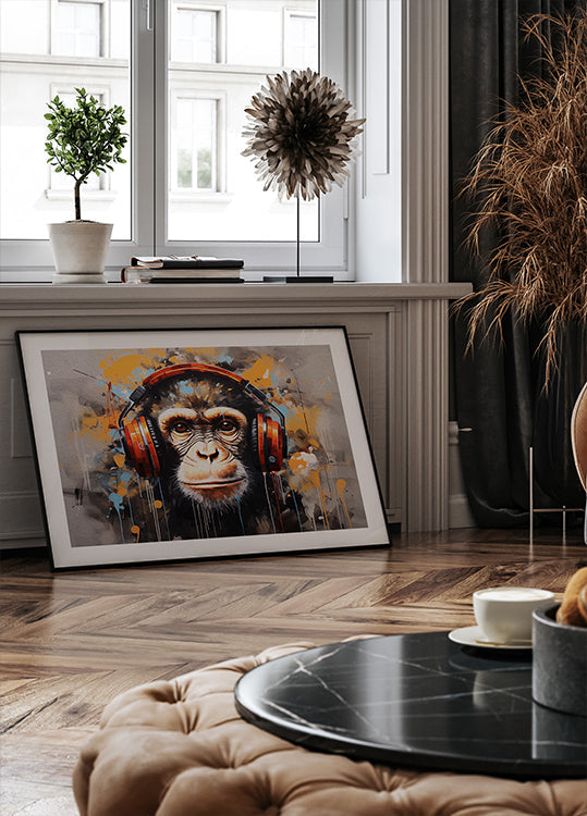 Pôster Macaco DJ