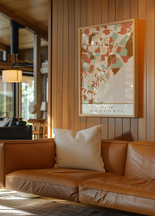 Pôster Tons Pretos 91 da Terra dos Mapas