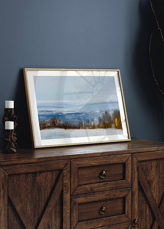 Pôster de vista de inverno