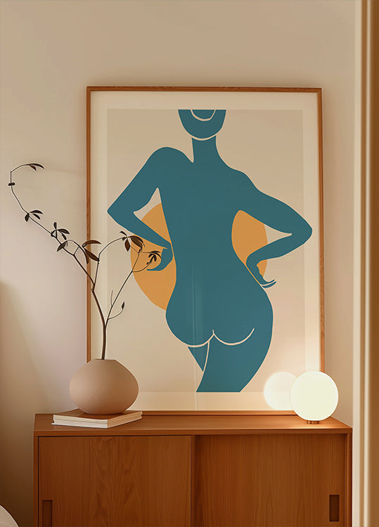 Póster Mulher Azul