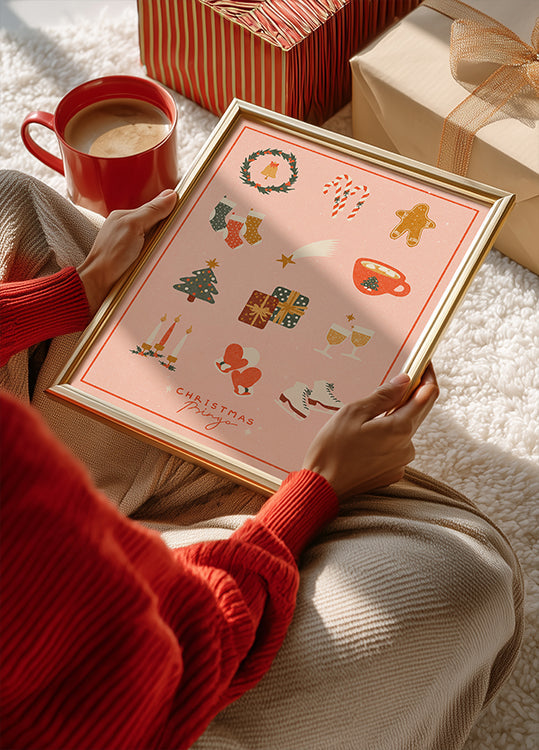 Póster Bingo de Natal