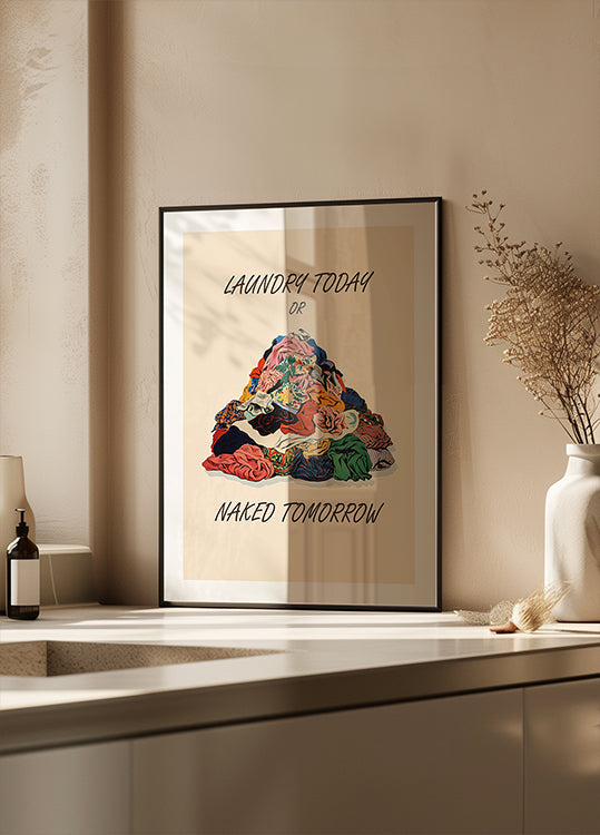 Pôster Pictufy nu de lavanderia