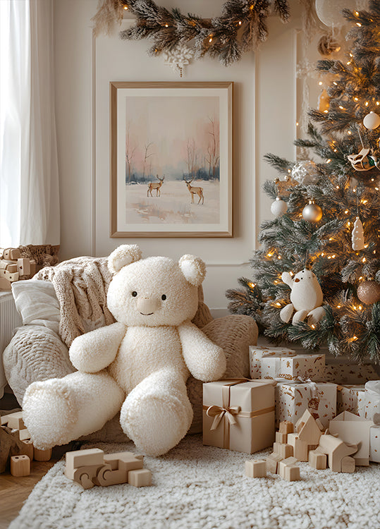 Póster Deer in Winter