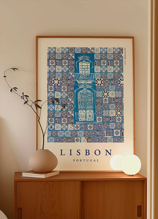 Póster Padrões de Lisboa, Portugal