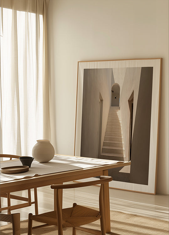 Póster Escadaria para a luz