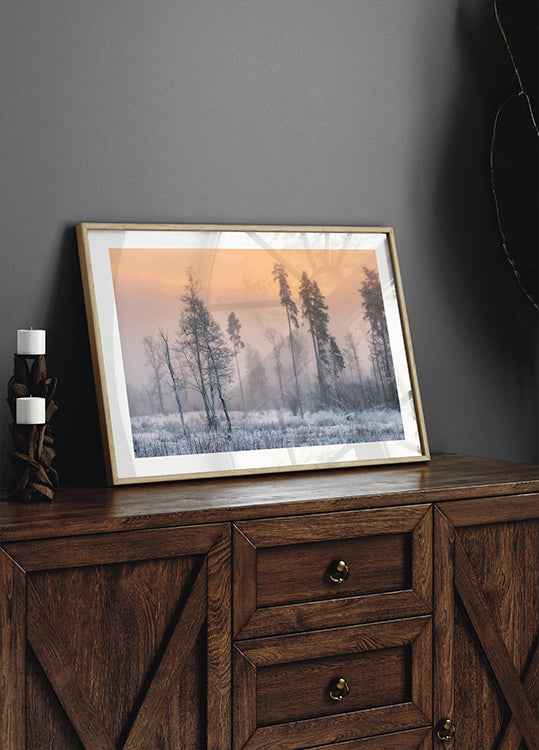 Póster Frosty Morning