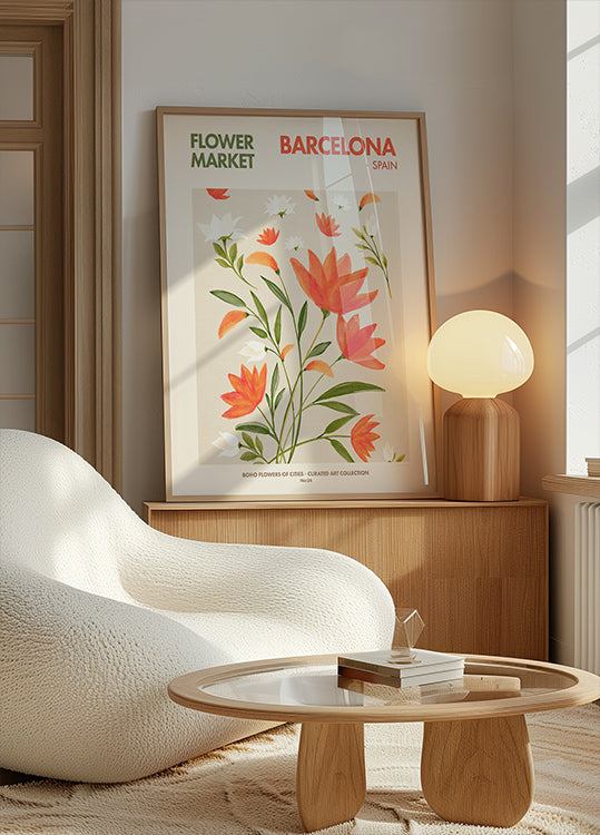 Pôster Barcelona floresce