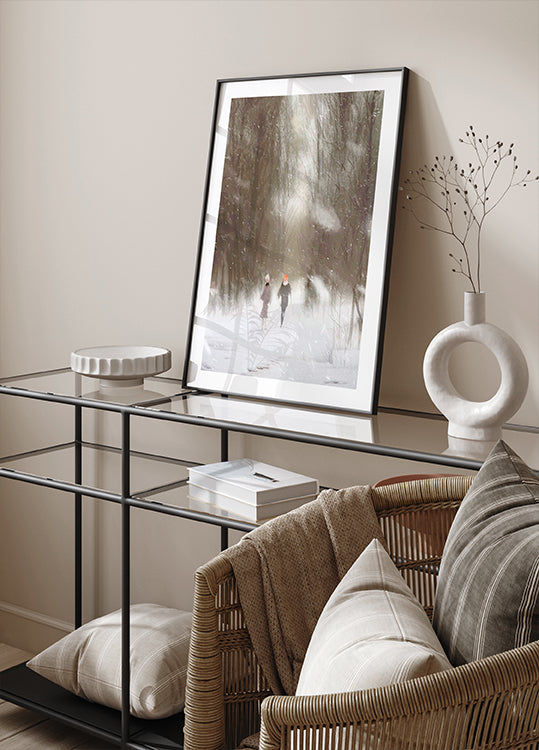 Aproveite o pôster de inverno