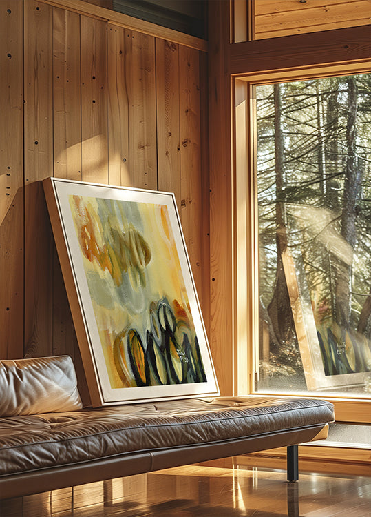 Resumo com formas ovais e dourado (NOVO)