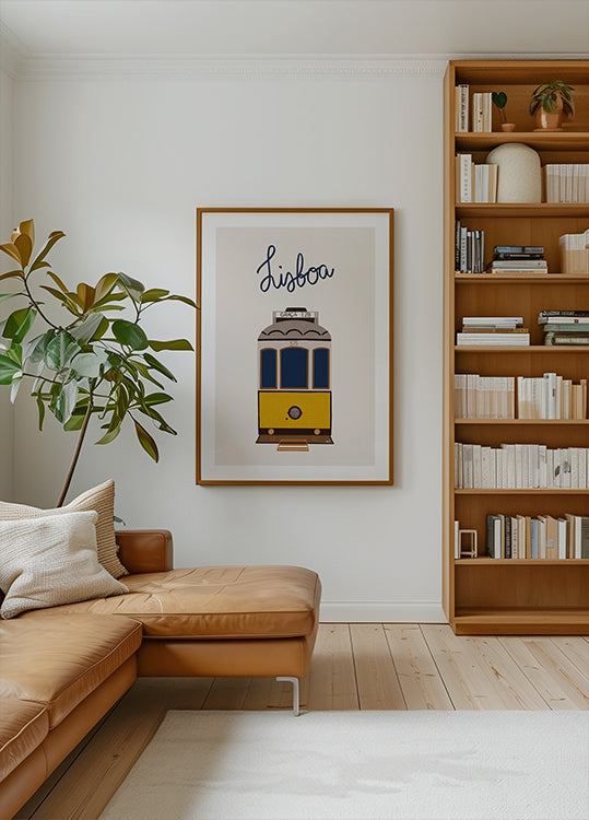 Pôster do bonde de Lisboa