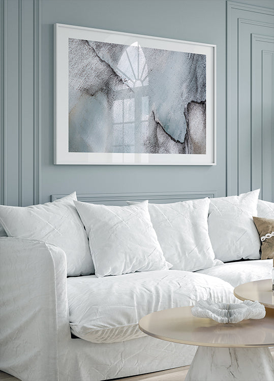 Póster Formas abstratas da paisagem #3