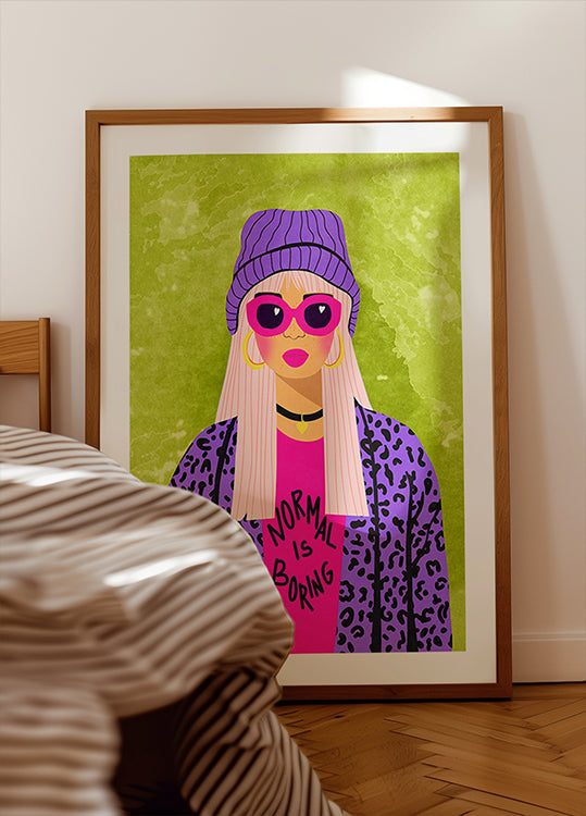 Póster Perfuração de gelo normal