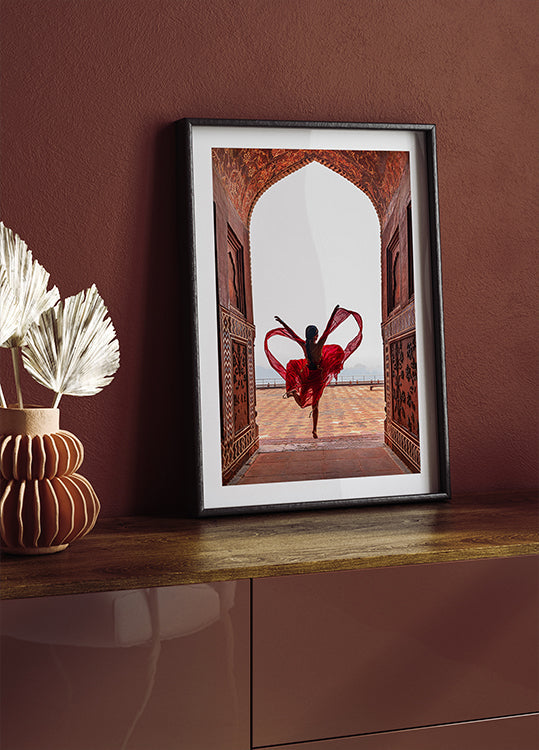 Pôster Coração de Taj Mahal