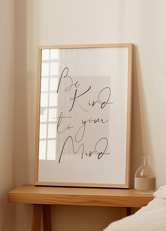 Póster Bekindtoyourmind 4