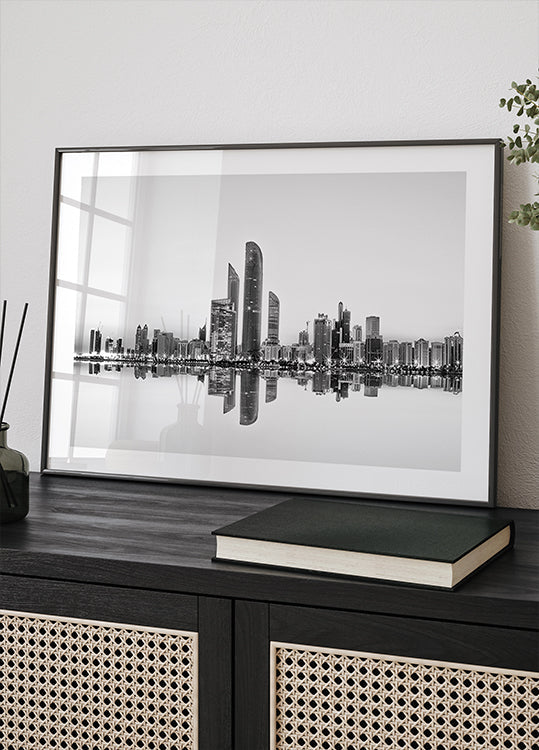 Póster Reflexão Urbana de Abu Dhabi
