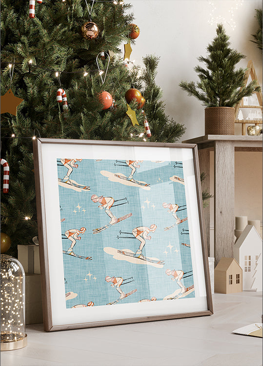 Esportes de inverno Retro Vintage Ski Blue.png (NOVO)