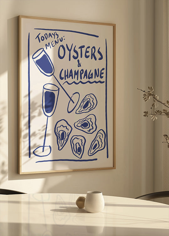 Pôster de delícia do cardápio de hoje