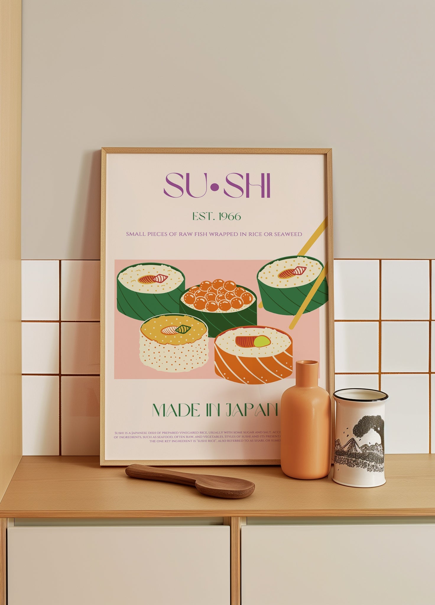 Póster Delícia de Sushi