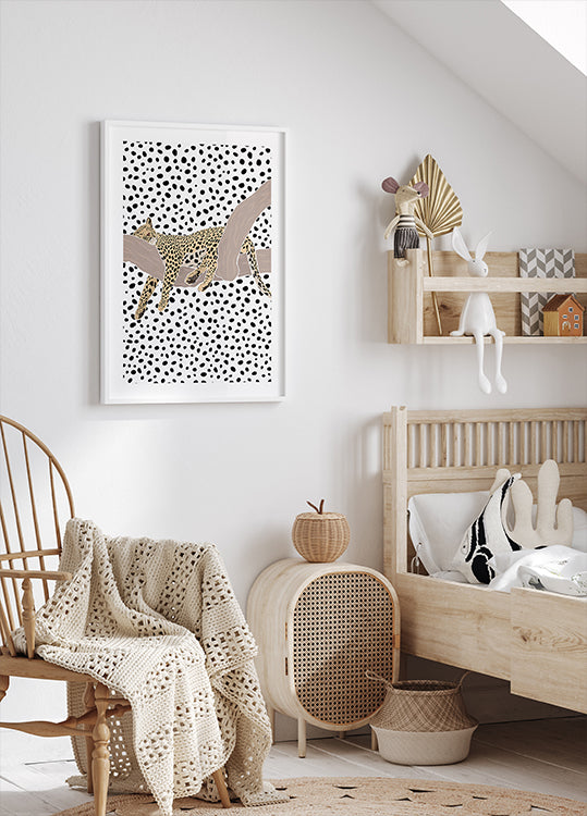 Póster Bolinhas do sono do leopardo