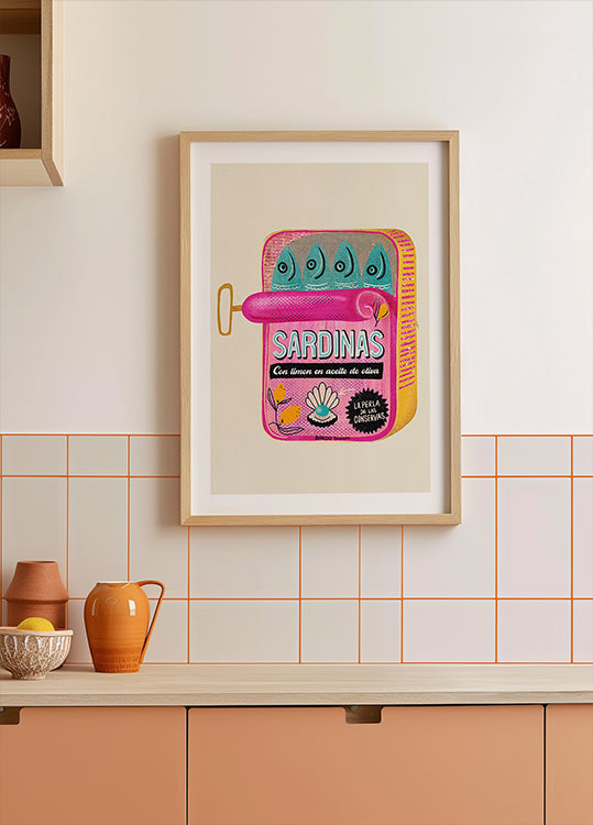 Póster Lata de Sardinhas