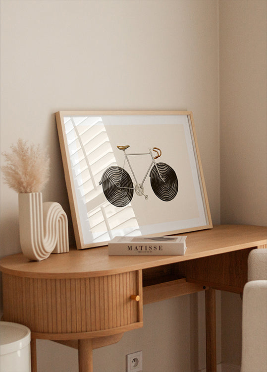 Póster Bicicleta de alcaçuz