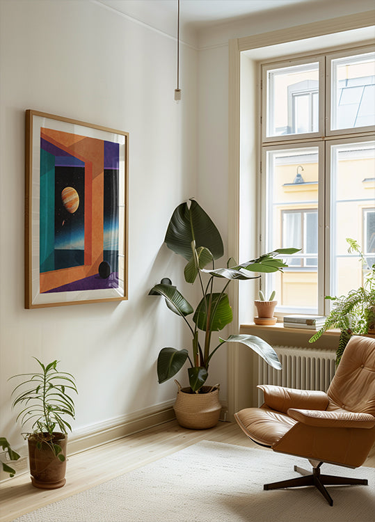 Um quarto com vista