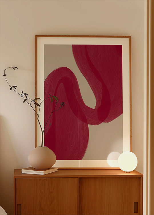 Póster Cópia da Paleta de Cores Borgonha 2