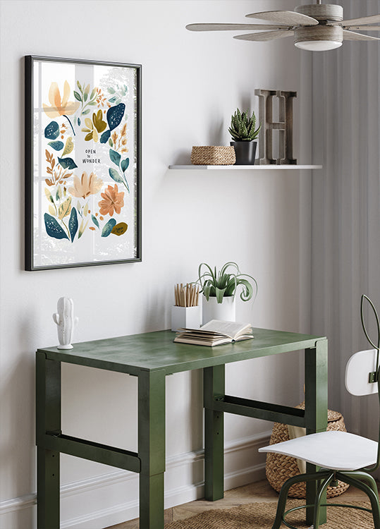 Flor extravagante floral