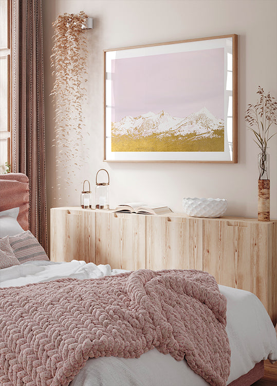 Pôster Montanhas Douradas