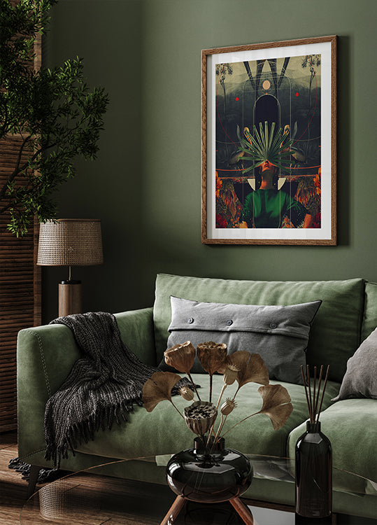 Ela viu o pôster do Equador