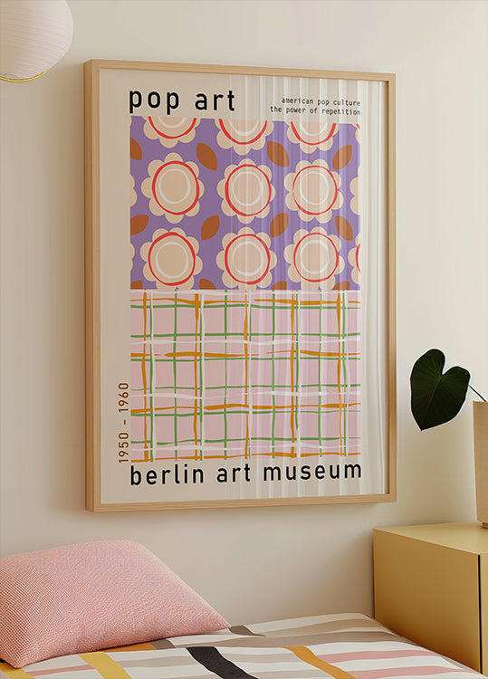 Poster Pop Art do Museu de Arte de Berlim
