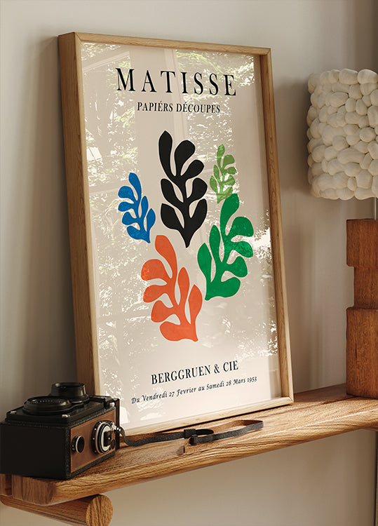 Póster Matisse floral 7