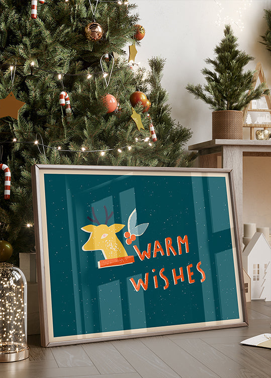 Póster Happychristmasno79