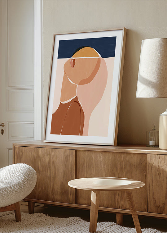 Pôster Metade Face Meio Sol