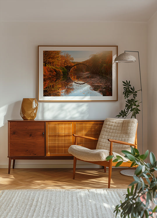 Póster Autumn Lake