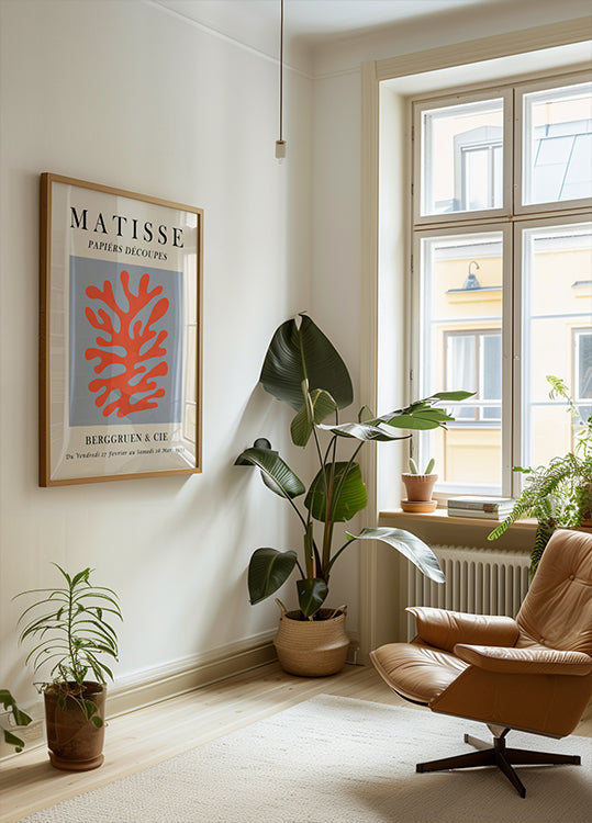 Póster Matisse floral 8