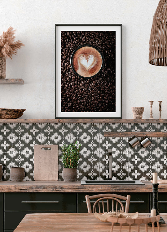 Póster love latte