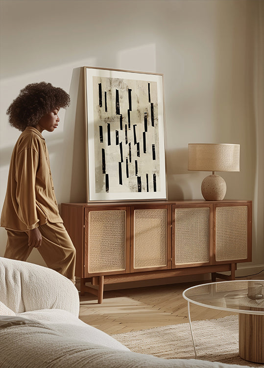 Pôster de linhas mínimas