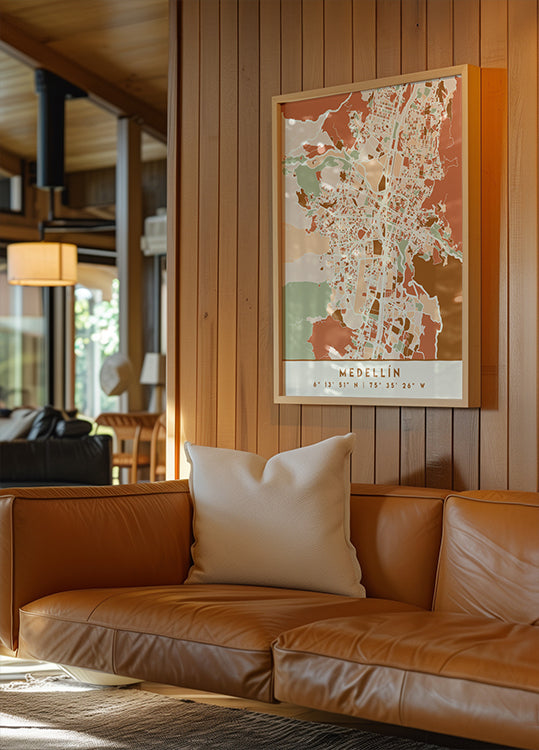 Pôster Tons Pretos 49 da Terra dos Mapas