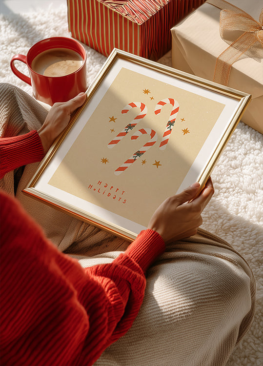 Póster Candy Cane