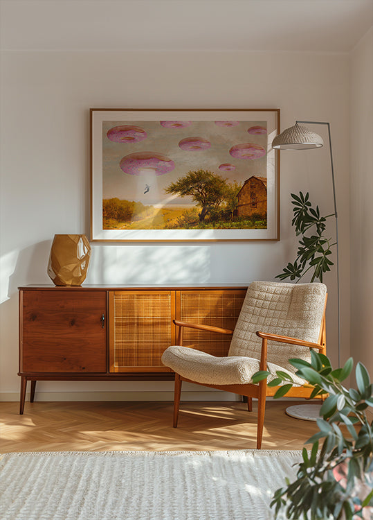 Pôster da invasão de donuts