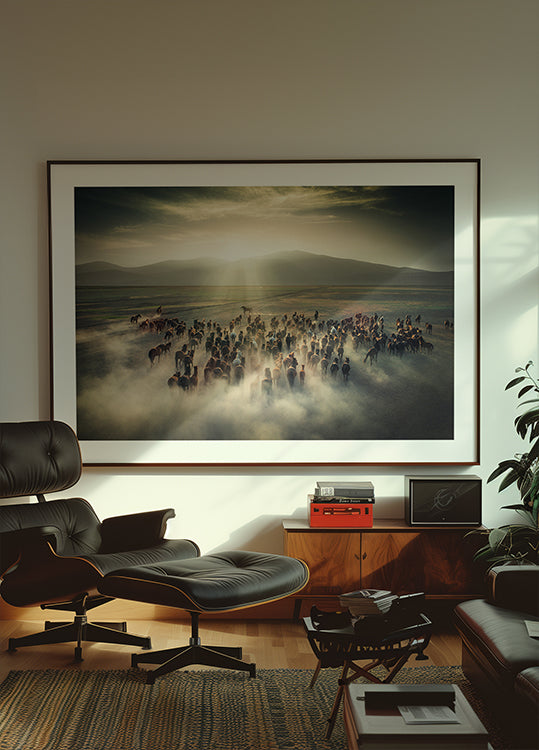 Póster Cavalos Selvagens