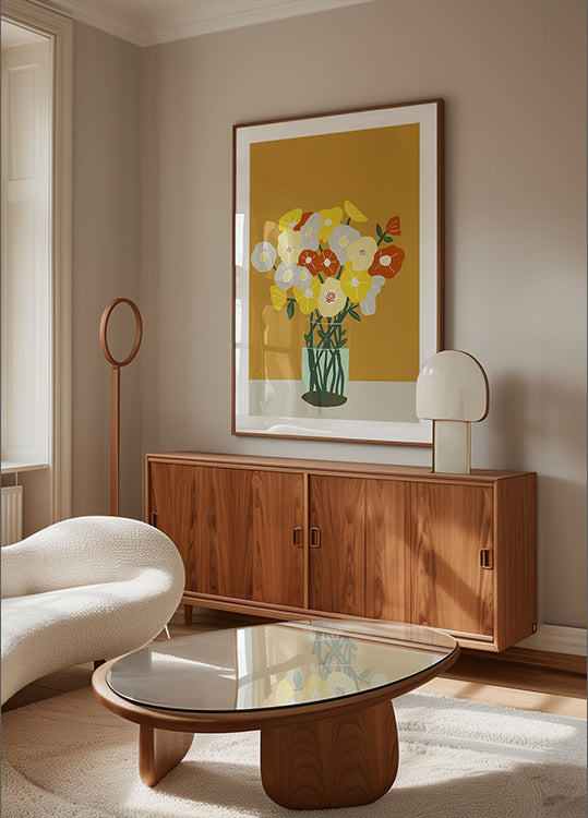 Póster Vaso de flores