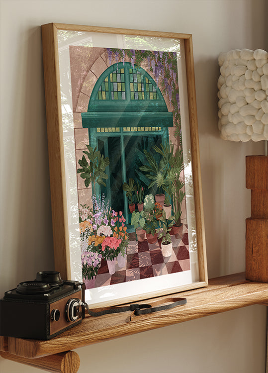 Póster Floricultura Francesa